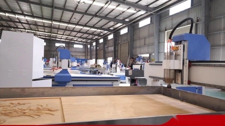 Macchine per la lavorazione del legno, incisione, fresatura, router CNC 1325 con rotazione a 4 assi per linee di produzione di armadi da lavoro per mobili in alluminio, legno e MDF